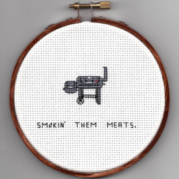 Oh Sew Nerdy "Smokin' them meats."