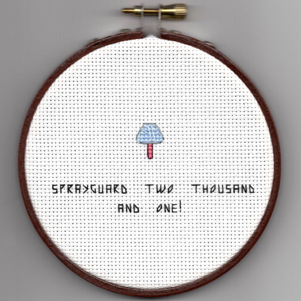 Oh Sew Nerdy "Sprayguard two thousand and one!"