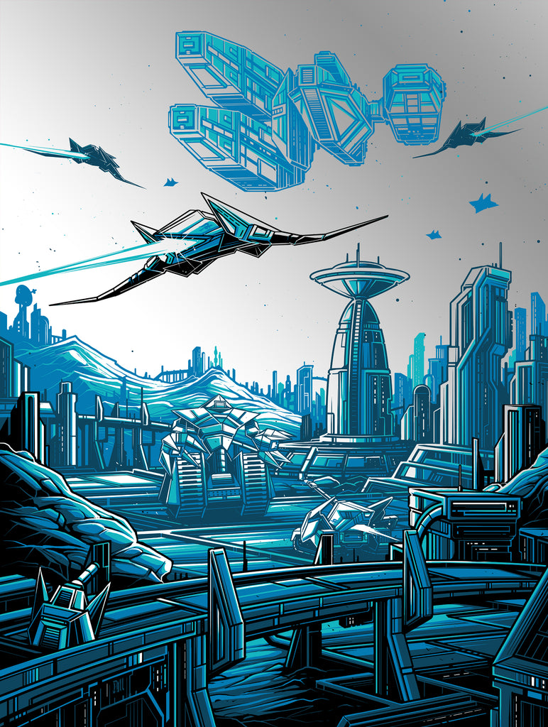 Dan Mumford "Never give up. Trust your instincts. (Foil Variant)" Print