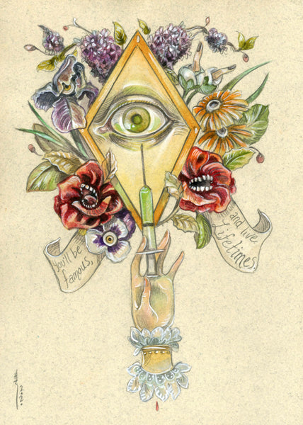 Sara Richard "...You'll Live Lifetimes" Print