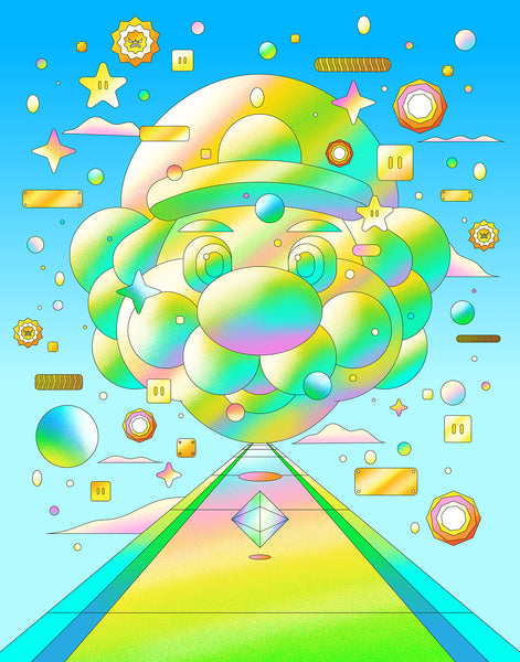 Scott Balmer "Beyond Rainbow Road" print