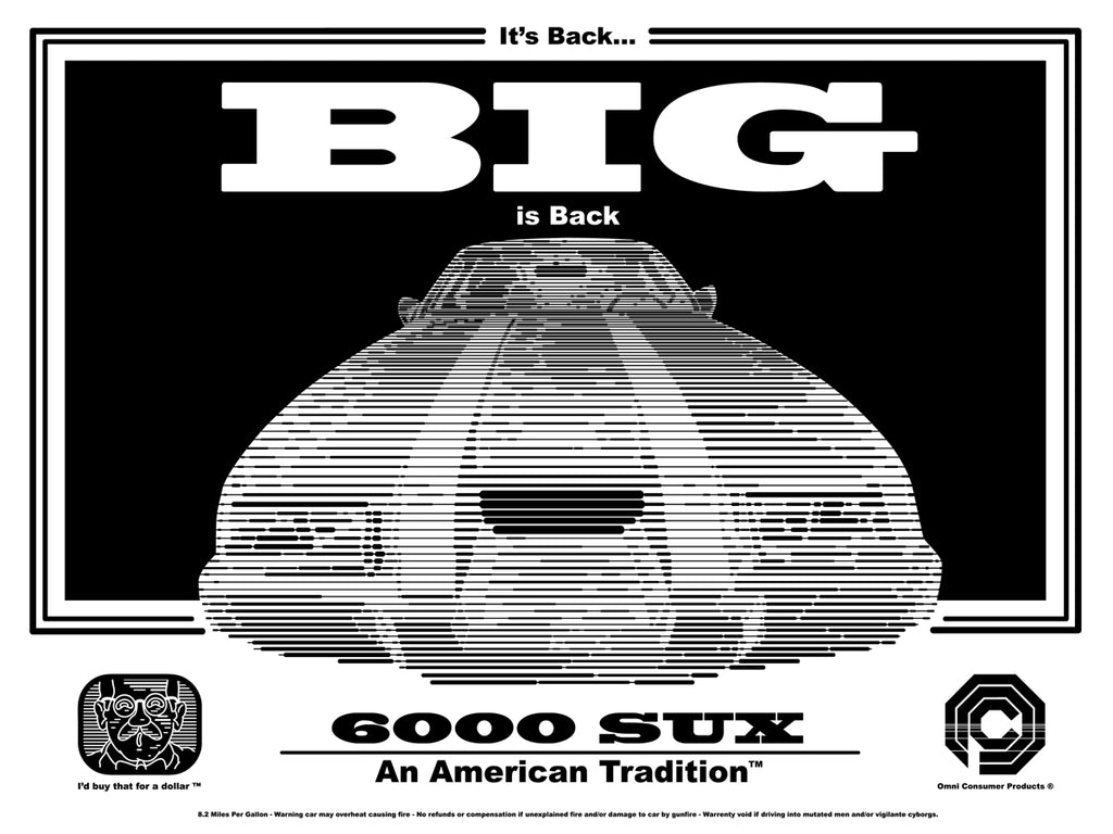 Scott Balmer "6000 SUX" Print