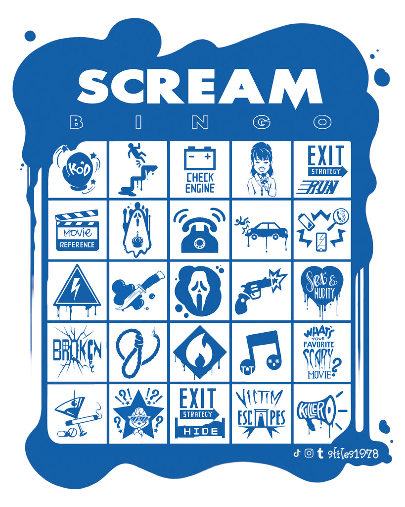 Michael Stiles "Scream Bingo" Print Set