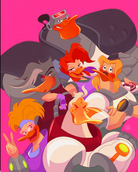 Lissette Carrera "Ducks Rock" print