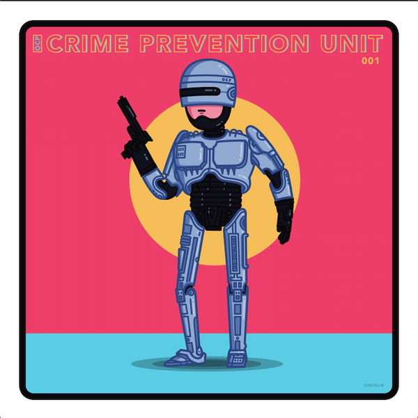 Donutglow "OCP Crime Prevention Unit 001" Print