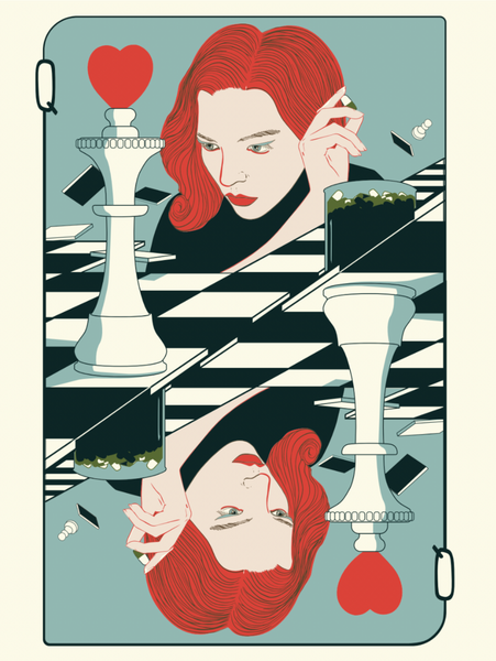 Raphael Kelly "Queen's Gambit" Print