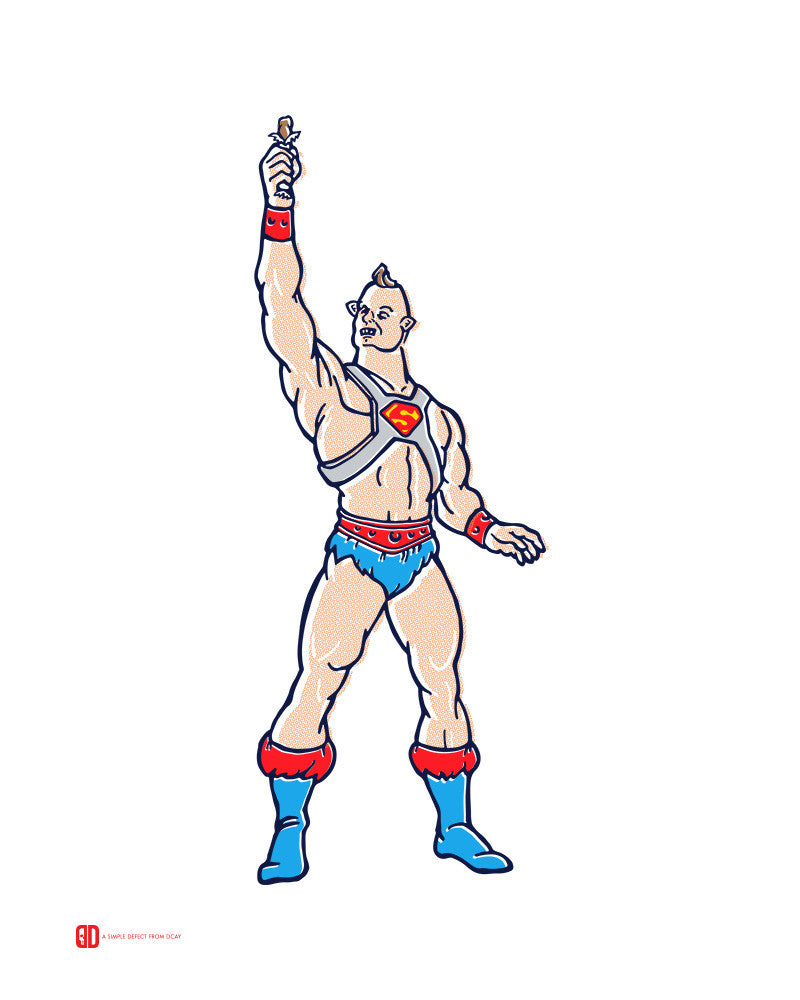 Sean Naylor / DCAY design "Masters of the Cultiverse: Sloth-Man" Print