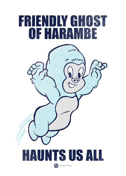 Sean Naylor "Friendly Ghost of Harambe" Print