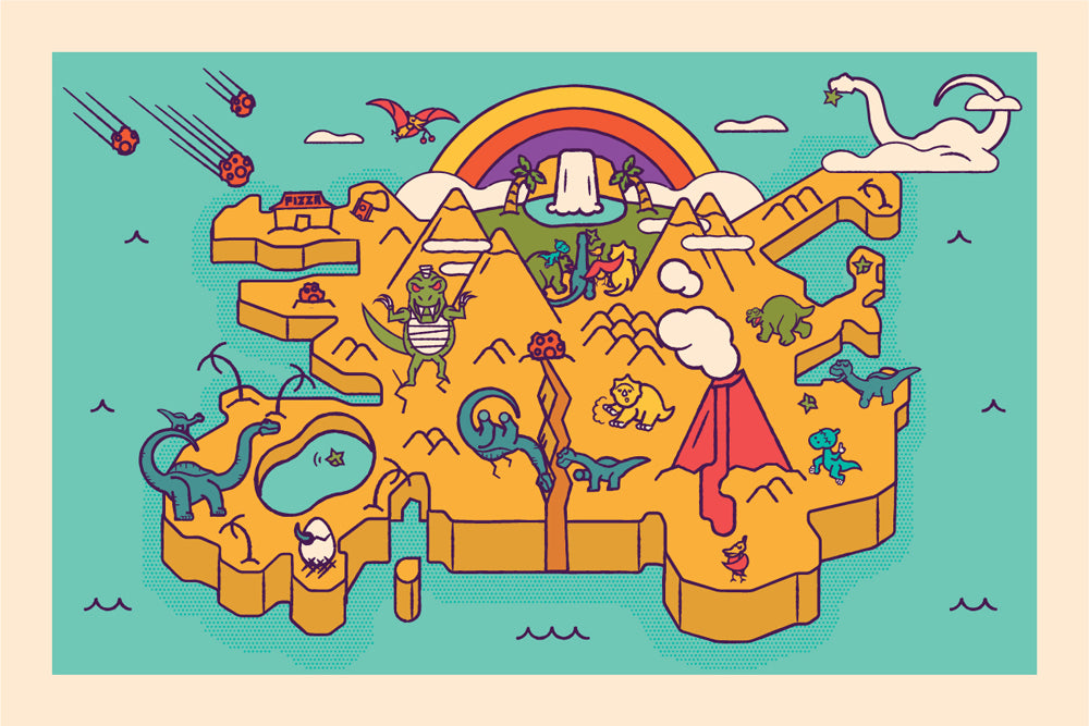 Seth Lucas "The Land Before Time" Print