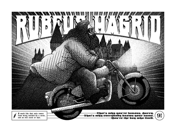 Shane Lewis "Rubeus Hagrid" Print