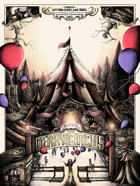 Shane Lewis "IT's at the Derry Circus" Print