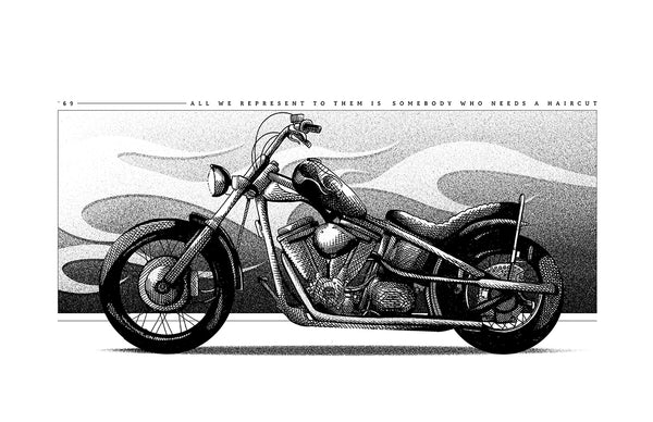 Shane Lewis "Easy Rider / Billy" Print