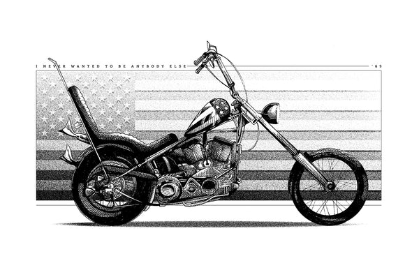 Shane Lewis "Easy Rider / Wyatt" Print