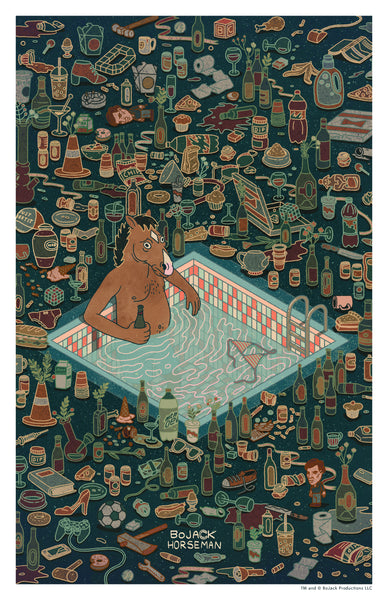 Shian Ng "Bojack in Captivity" Print