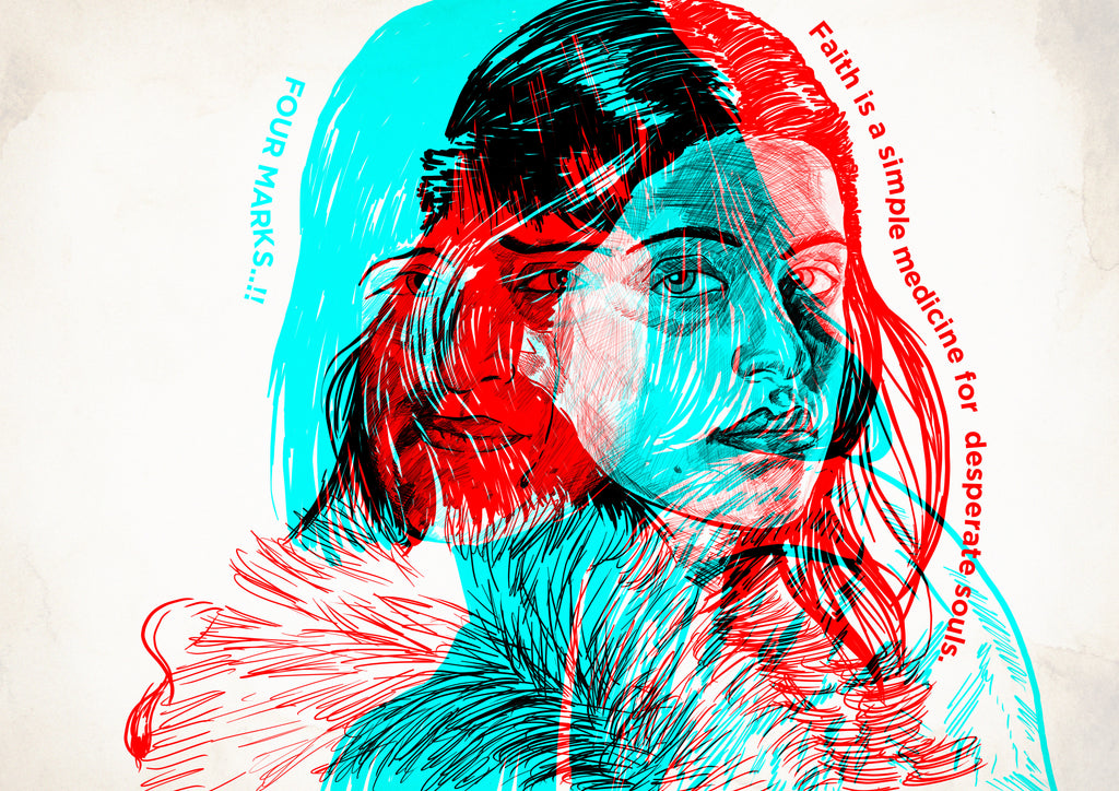 Sonal Gamta "The One-Quarter Elven" Print
