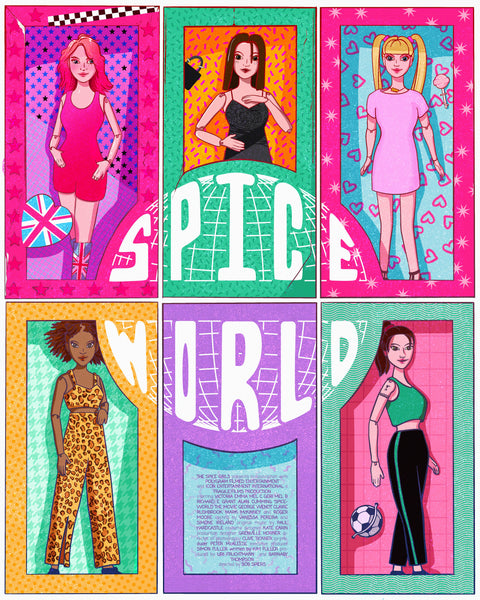 Raphael Kelly "Spice World Poster" Print