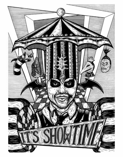 Stacy Bates "It's Showtime" Print
