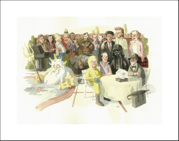 Nathan Stapley "18 Dads" Print