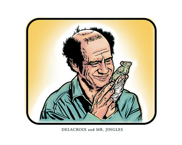 Steve Dressler "Delacroix and Mr. Jingles" Print