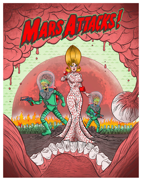 Steve Mardo "AK AK ATTACK!" Print