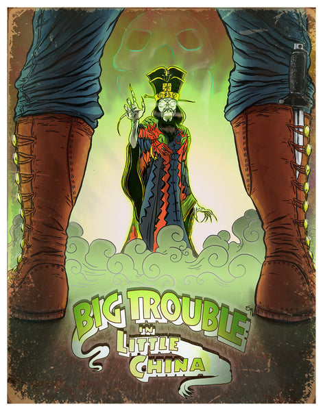 Steve Mardo "Give me your best shot, I can take it." Print