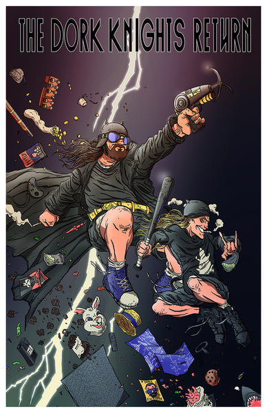 Steve Mardo "The Dork Knights Return" Print