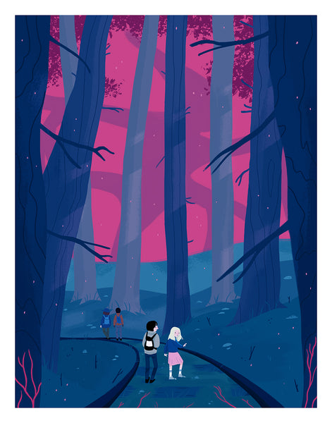 Nan Lawson "Opening the Gate in Hawkins" Print