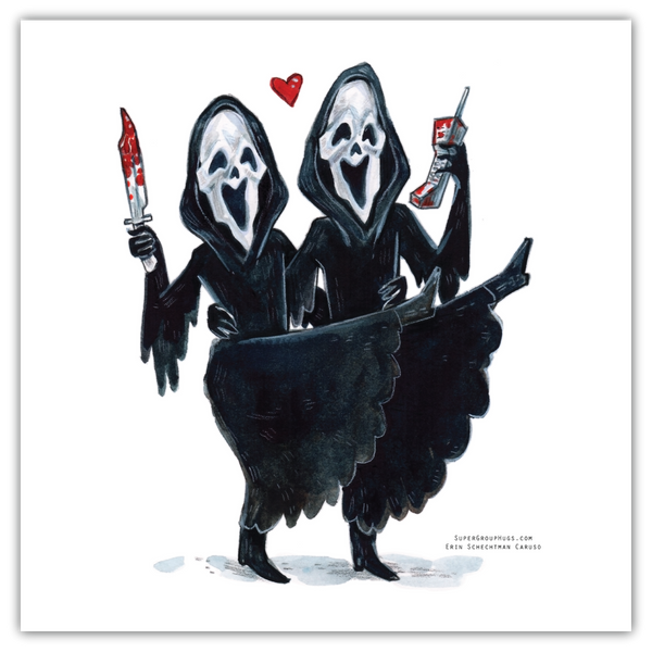 Super Group Hugs - Erin Schechtman Caruso "It Takes Two HUG" Print
