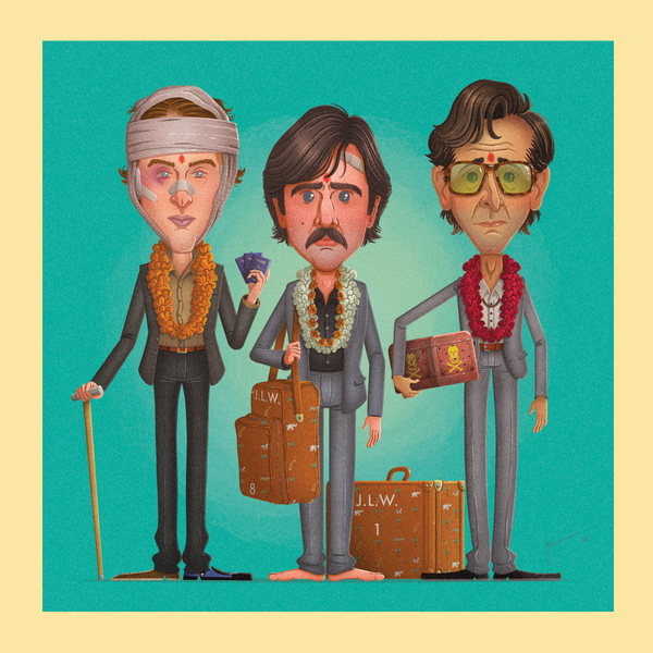 Jonathan Jourdenais "Tiny People - The Whitmans" Print