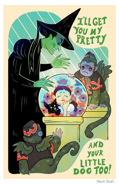 Taylor Blue "And Your Little Dog Too" print
