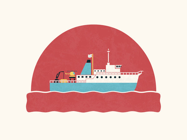 Teo Zirinis "Let Me Tell You About My Boat" Print
