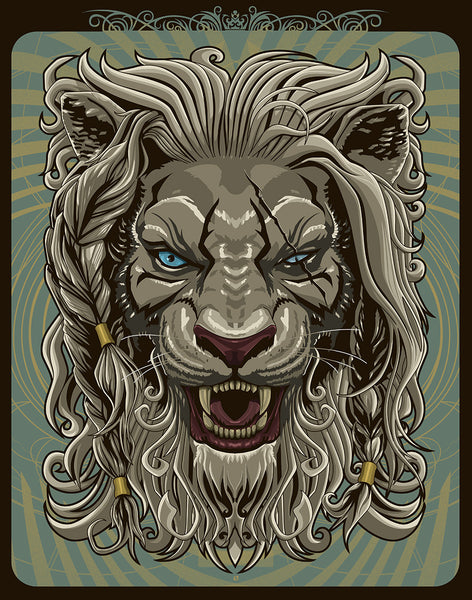 The Dark Inker "Goldmane" Print