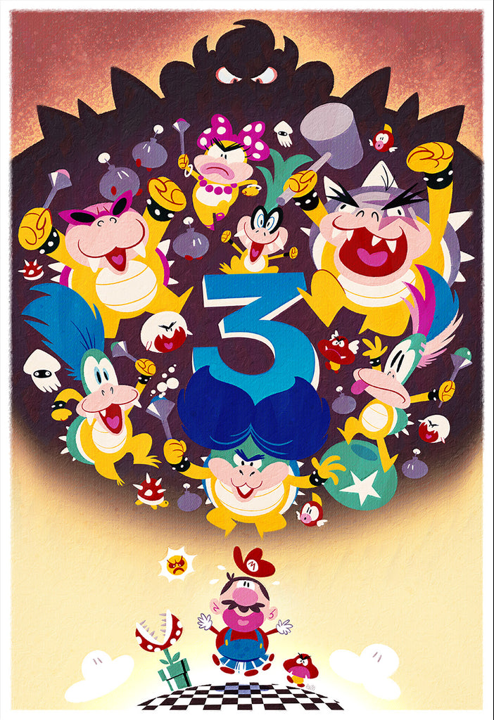 Bob Rissetto "Three's A Crowd" Print