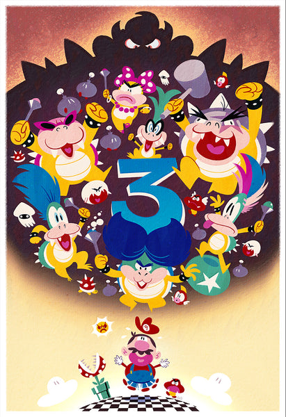 Bob Rissetto "Three's A Crowd" Print