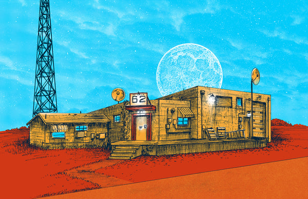 Barry Blankenship "The UHF Building (Day Variant)" Print