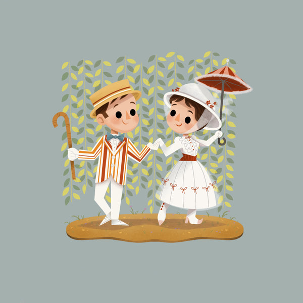 Amanda Conrad "Jolly Holiday" Print