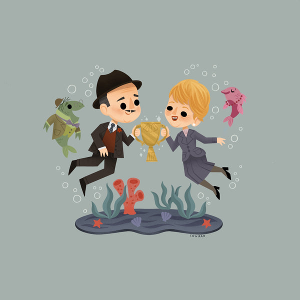 Amanda Conrad "Under the Sea Tango" Print