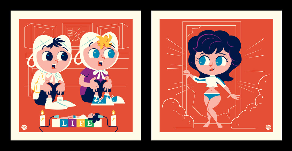 Dave Perillo "Just like Frankenstein...except cuter." Print Set