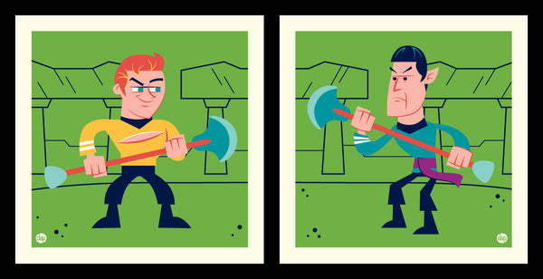 Dave Perillo "William Vs Leonard" Print Set