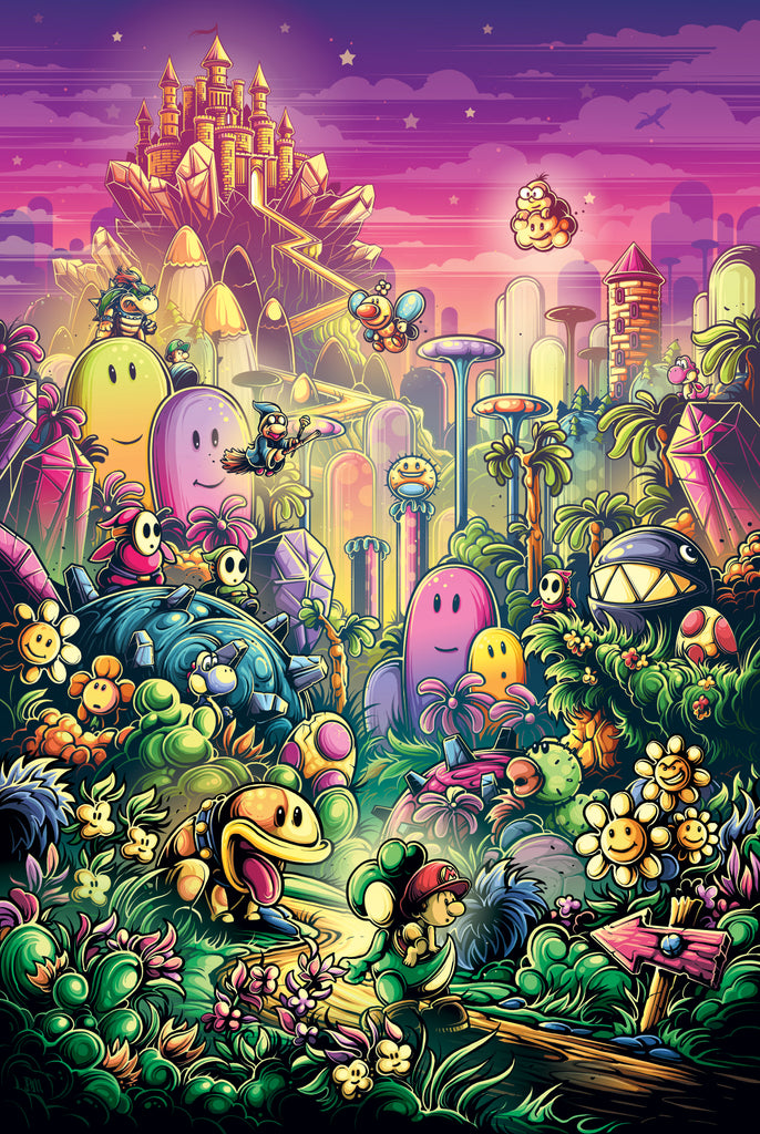 Dan Mumford “A long, long time ago… (Variant)” Framed Print