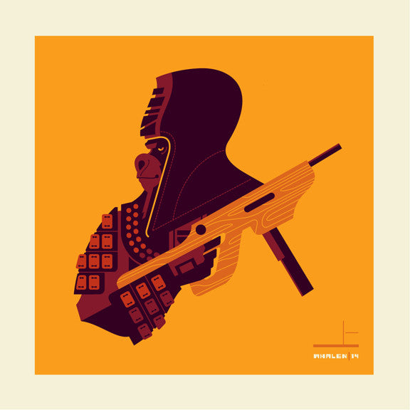 Tom Whalen “ape'd general” Print