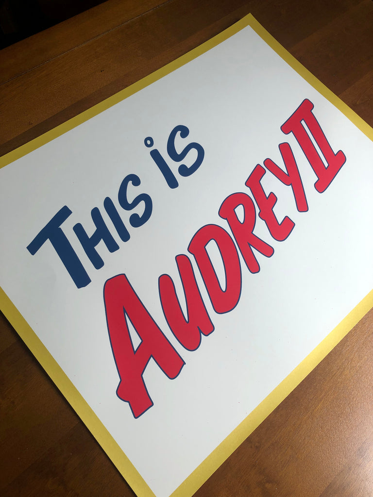 Barry Blankenship "This Is Audrey II" Print