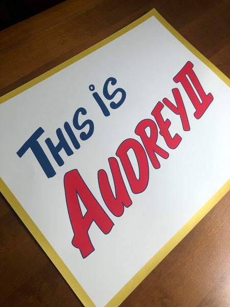 Barry Blankenship "This Is Audrey II" Print