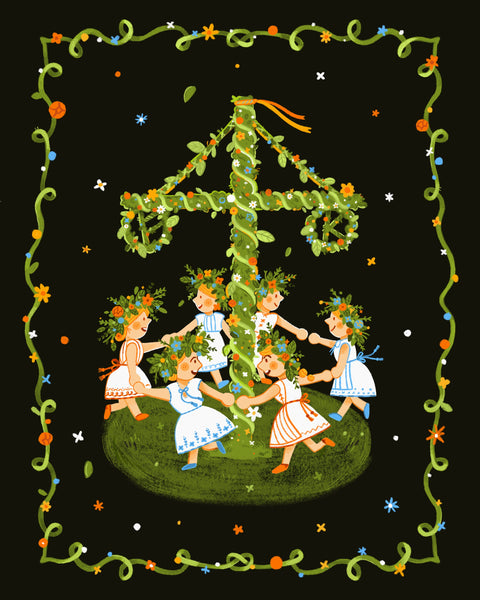 beanpolice "maypole" Print