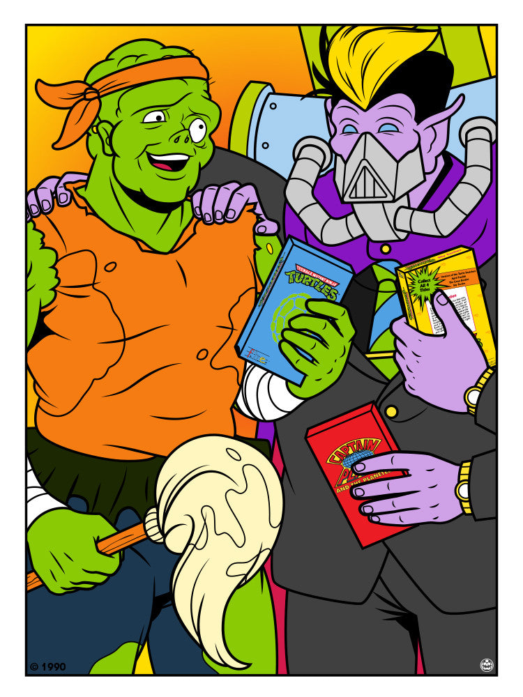 Matthew Skiff "Toxie and Dr. Killemoff" Print