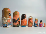 Andy Stattmiller "Big Lebowski" Nesting Dolls