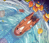 Taylor Rose "Spiraling Horseman" Print