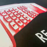 Ryan Brinkerhoff "Reach out and CUT someone" Print