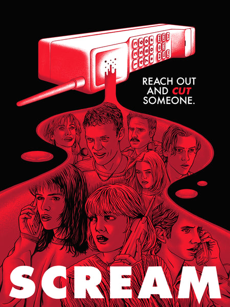 Ryan Brinkerhoff "Reach out and CUT someone" Print