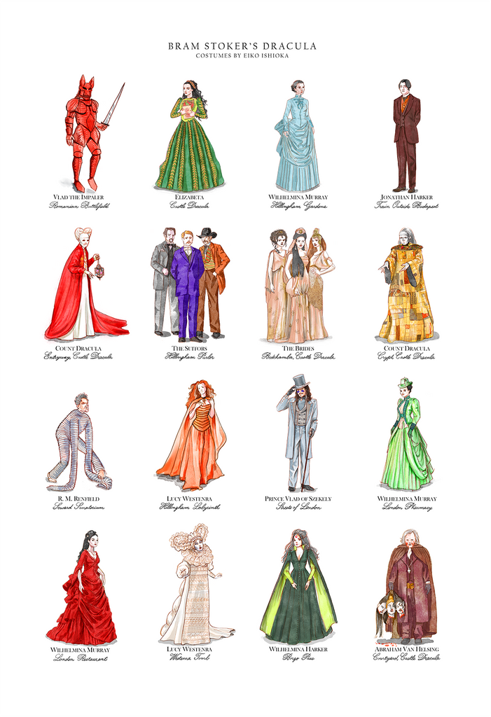 Brooke Wagstaff "The Costumes of Bram Stoker's Dracula" Print